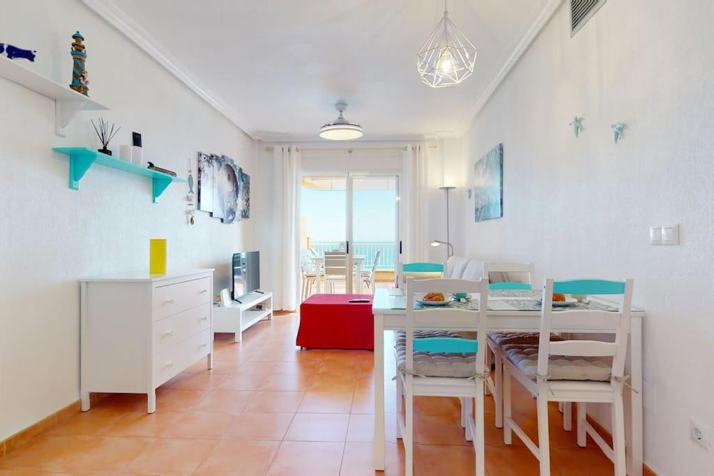 Ferienwohnung Atico El Mar Mojacar- Marina De La Torre Res. Golf Exterior foto