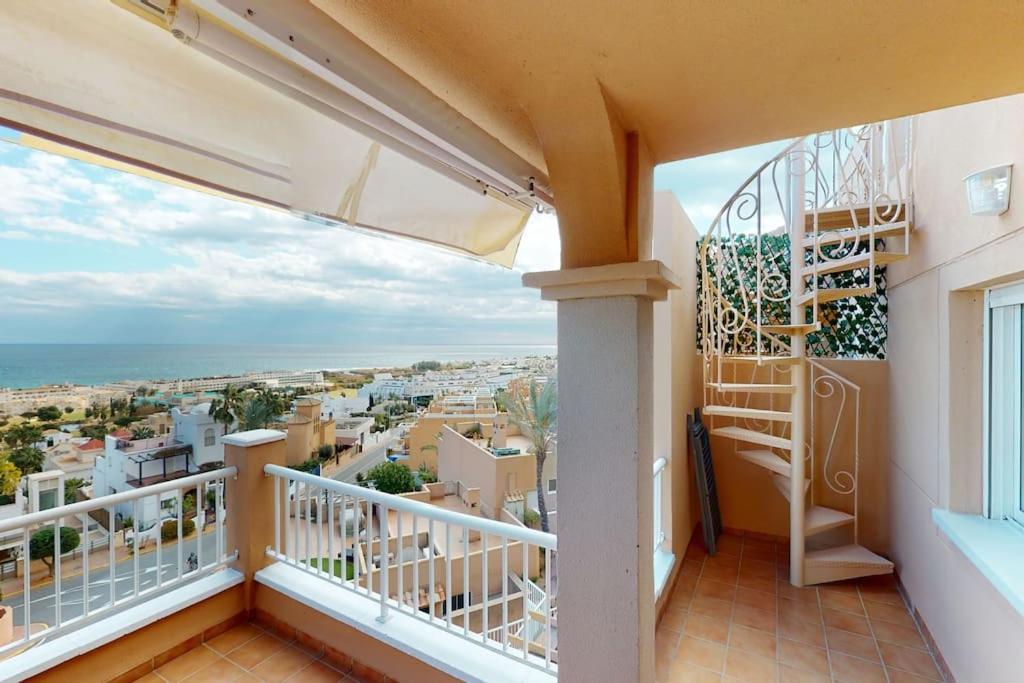 Ferienwohnung Atico El Mar Mojacar- Marina De La Torre Res. Golf Exterior foto