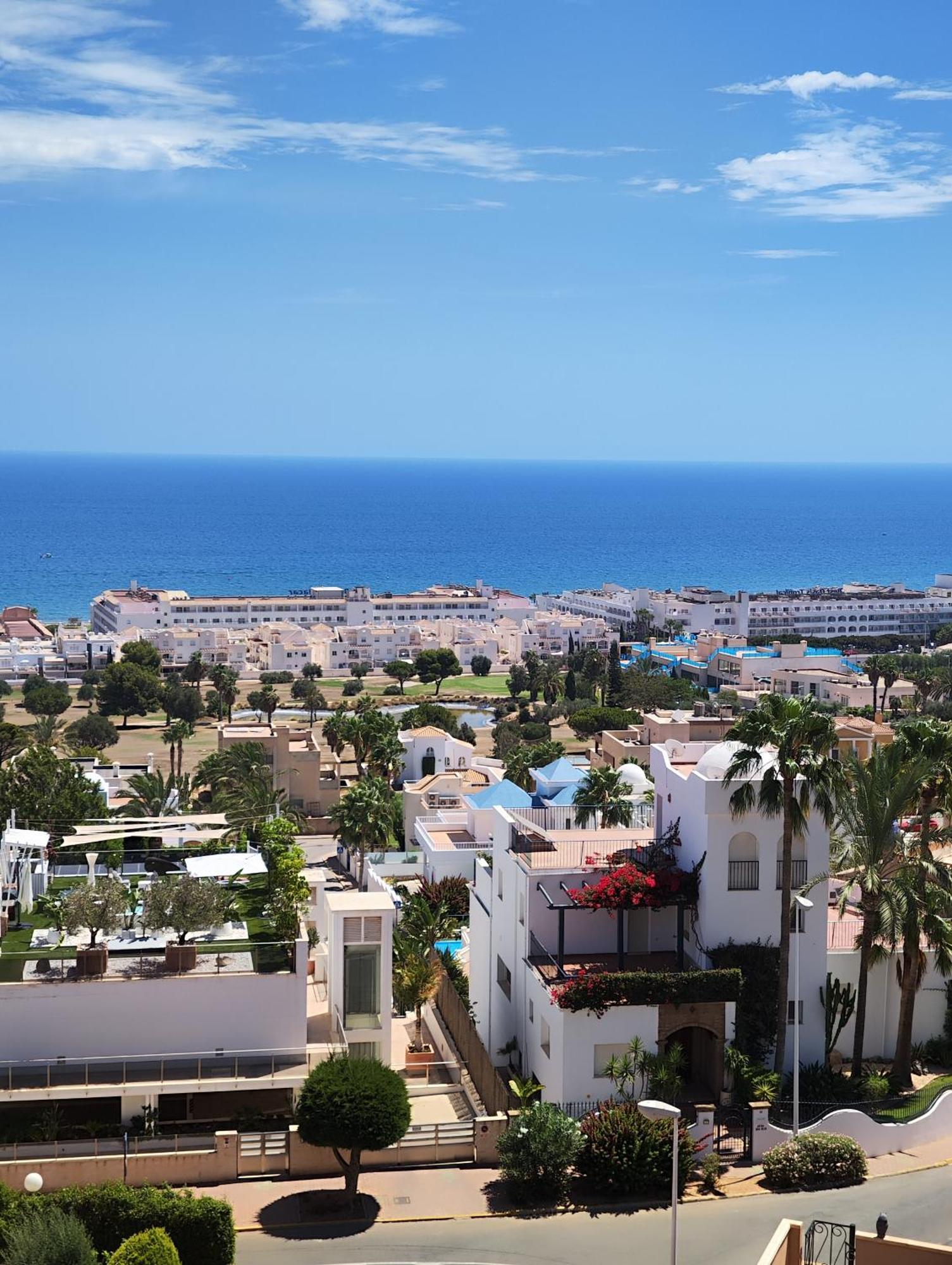 Ferienwohnung Atico El Mar Mojacar- Marina De La Torre Res. Golf Exterior foto