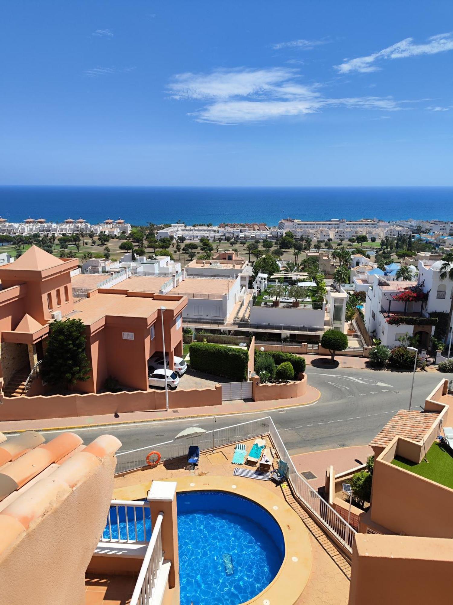 Ferienwohnung Atico El Mar Mojacar- Marina De La Torre Res. Golf Exterior foto